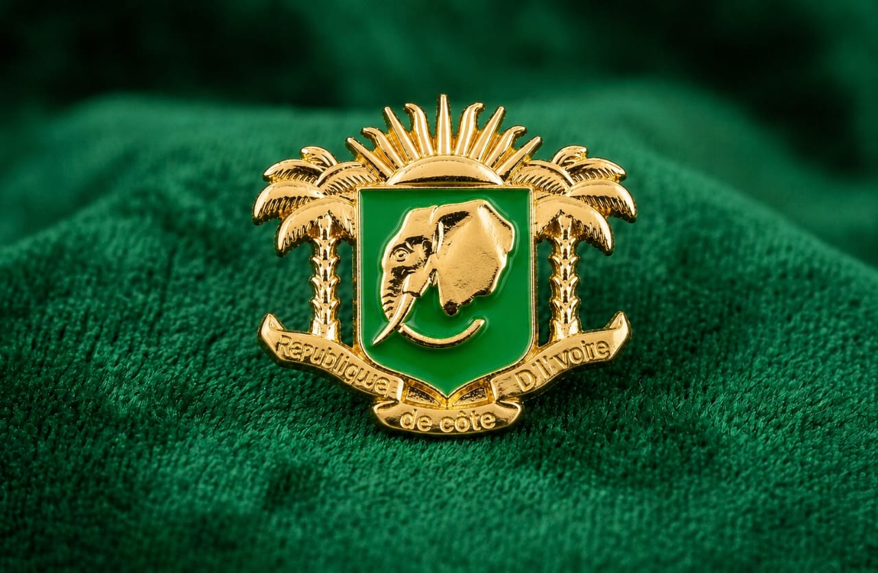 Pin's Armoiries Côte d'Ivoire